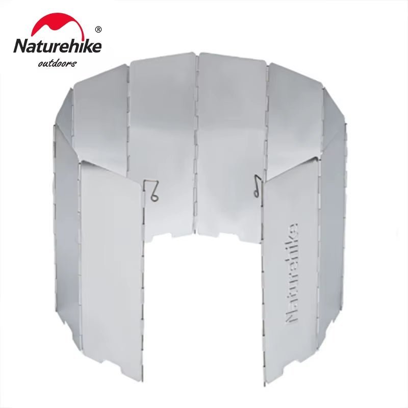 Ultralight Outdoor 8 Plates Foldable Wind Shield Camping Stoves Windshield Foldable Gas Cookers Wind Deflectors Stove Allinoneshop-24