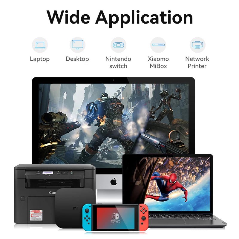 Vention USB Ethernet Adapter USB 3.0 Network Card to RJ45 Speed 1000M Lan Adapter for Windows Mac Xaiomi Ethernet USB Adapter Allinoneshop-24