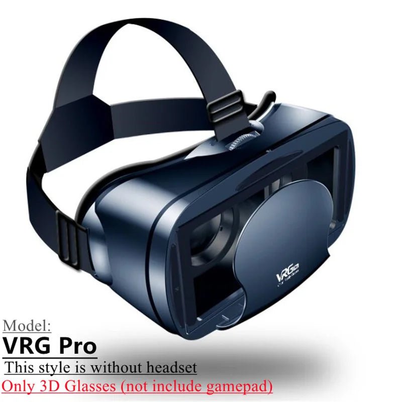 Virtual Reality VR Glasses IMAX Huge Screen HD 3D Glasses Google Cardboard Box VR Headset Helmet for 5-7" Phone,Support Gamepad Allinoneshop-24
