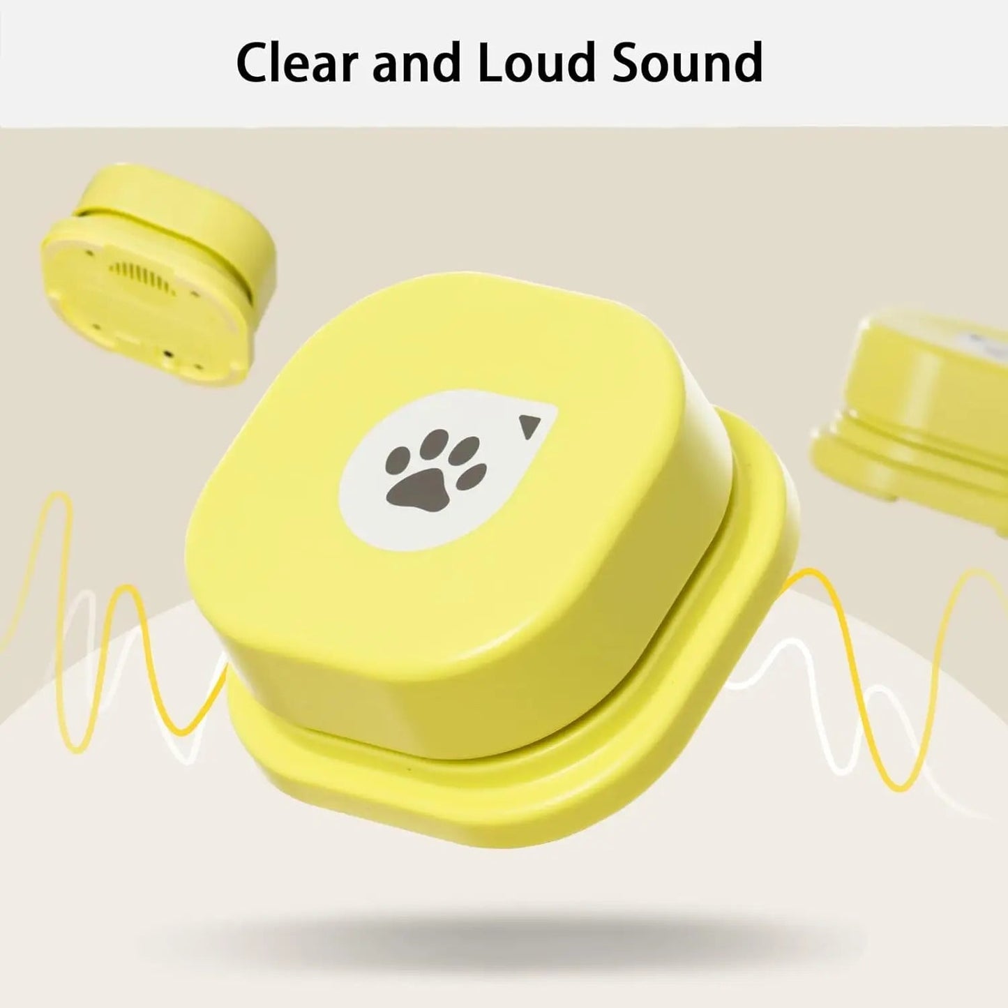 Voice Recording Button Pet Toys Dog Buttons for Communication Pet Training Buzzer Recordable Talking Button with Mat Allinoneshop-24