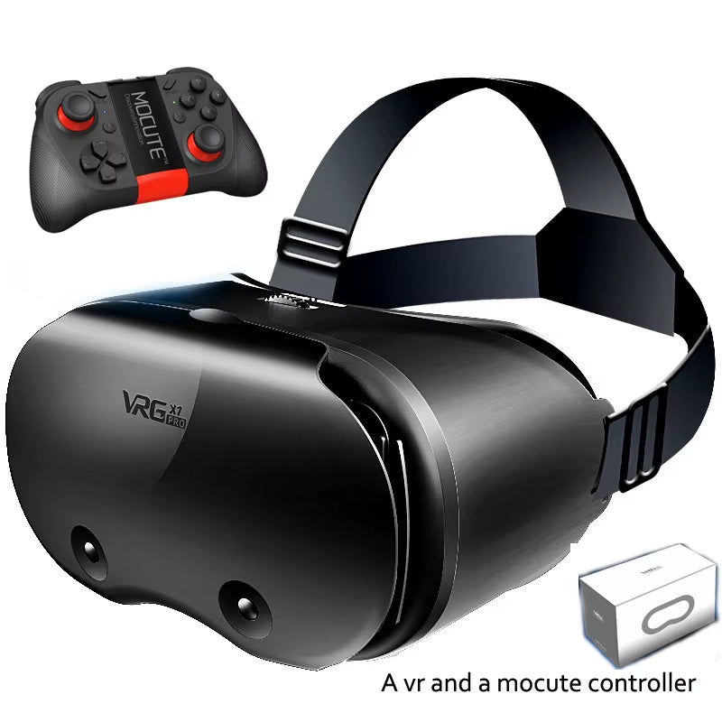Vrgpro X7 3D Helmet VR Glasses 3D Glasses Virtual Reality Glasses VR Headset for Google Cardboard 5-7' Mobile with Original Box Allinoneshop-24