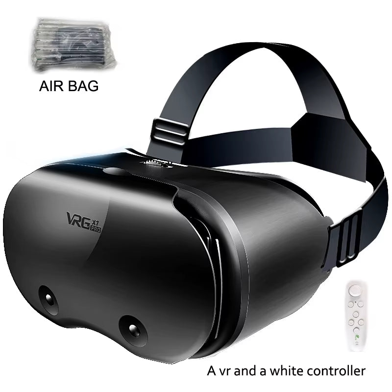 Vrgpro X7 3D Helmet VR Glasses 3D Glasses Virtual Reality Glasses VR Headset for Google Cardboard 5-7' Mobile with Original Box Allinoneshop-24