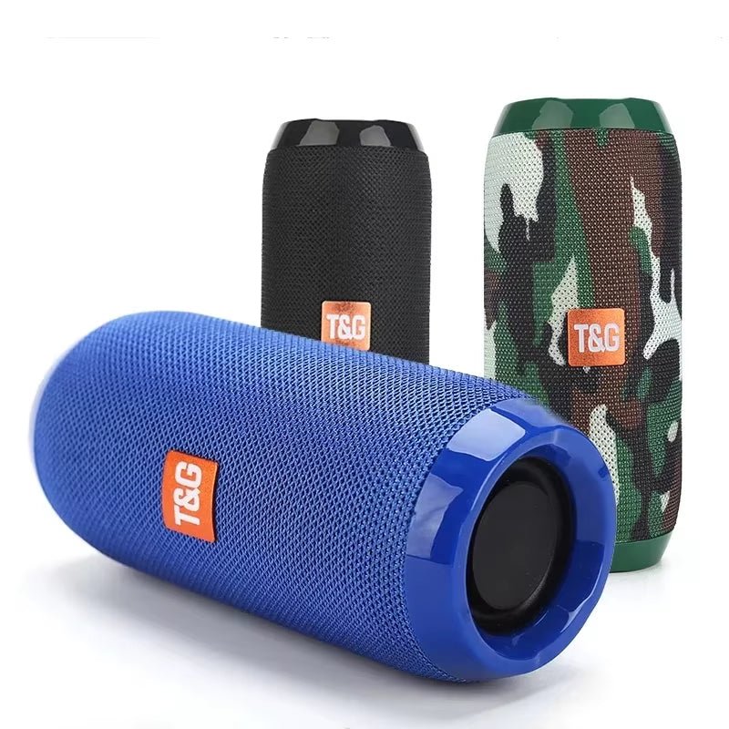 Waterproof Portable Bluetooth-Compatible Speaker Wireless Column Sound Subwoofer Music Center System Loudspeaker AUX FM Radio Allinoneshop-24