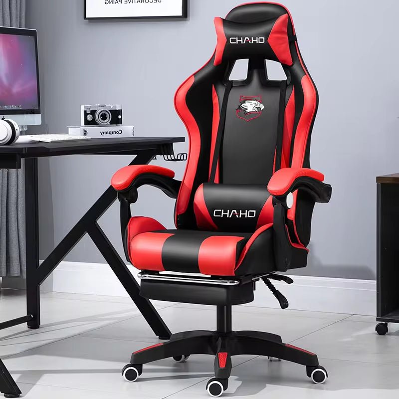 WCG Gaming Chair Computer Chair High-Quality Gaming Chair Leather Internet LOL Internet Cafe Racing Chair Office Chair Gamer New Allinoneshop-24