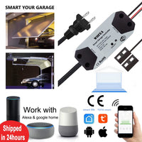 Wifi Switch Smart Garage Door Opener Controller Work with Alexa Echo Google Home Smartlife/Tuya APP Control No Hub Require Allinoneshop-24