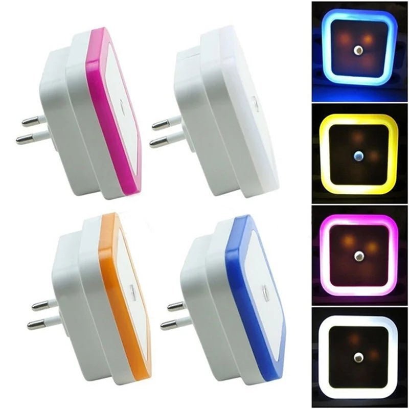 Wireless LED Night Light Sensor Lighting Mini EU US Plug Night Light Lamp for Children Room Bedroom Decoration Lights Lighting Allinoneshop-24