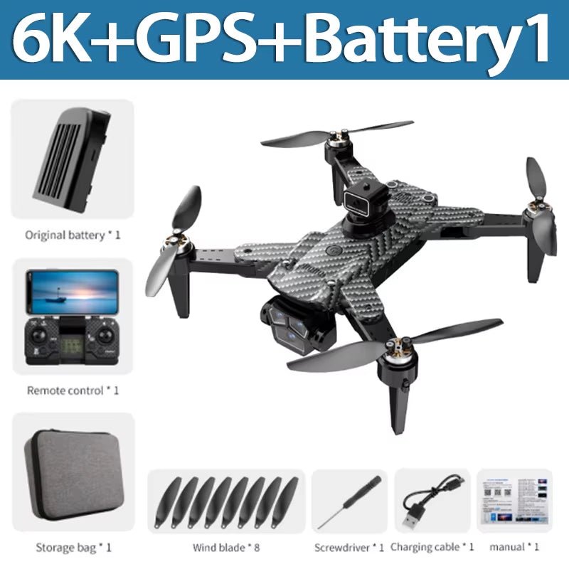 Xiaomi  S196 GPS Drone 8K 5G Professional HD Aerial Photography Dual-Camera Obstacle Avoidance Four-Rotor Helicopter 8000M Allinoneshop-24