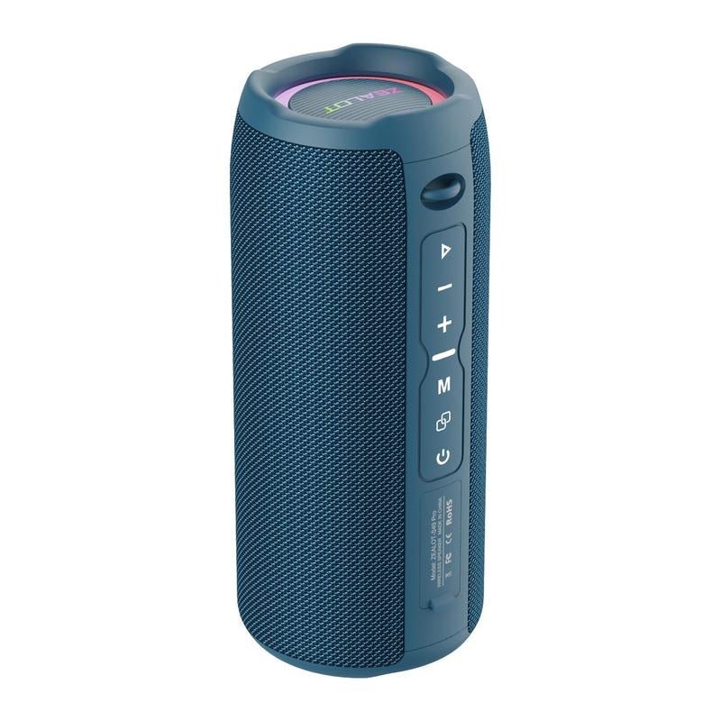 ZEALOT S49Pro Wireless Portable Speaker, 20W High Power Long Endurance Waterproof Speaker with RGB Light Effect, Rechargeable Speaker, High Power Speaker, Bluetooth-Compatible Speaker for Indoor, Outdoor, Hiking, Camping Allinoneshop-24