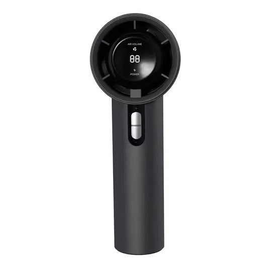 100 Gears Portable Handheld High-Speed Mini Fan LED Power Display Outdoor High-Speed Handheld Small Fan Allinoneshop-24