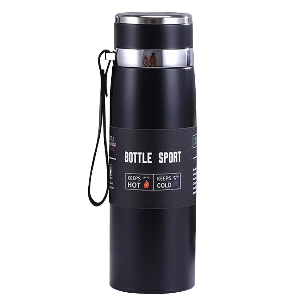 1000Ml Thermal Water Bottle with Handle Insulated Thermal Bottle Large Capacity Vacuum Double Insulation Cup for Hot Cold Drinks Allinoneshop-24