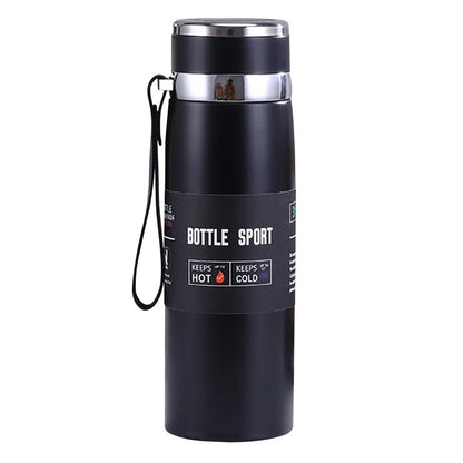 1000Ml Thermal Water Bottle with Handle Insulated Thermal Bottle Large Capacity Vacuum Double Insulation Cup for Hot Cold Drinks Allinoneshop-24