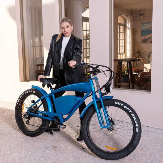 1000W 26 Inch Electric Bicycle 48V 20AH Electric Bike Fat Tire Mountain Ebike Electric Mountain Bike - Allinoneshop - 24