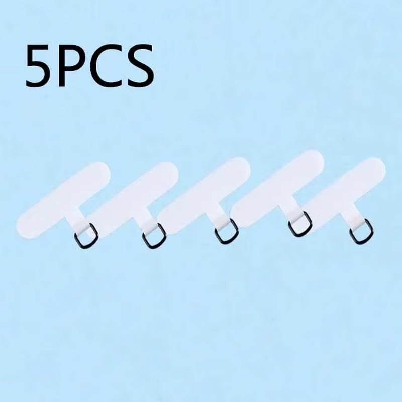 10/5/1Pcs Universal Tpu Mobile Phone Anti-Lost Lanyard Card Gasket Nylon Detachable Phone Hanging Cord Strap Patch Tether Pad Allinoneshop-24