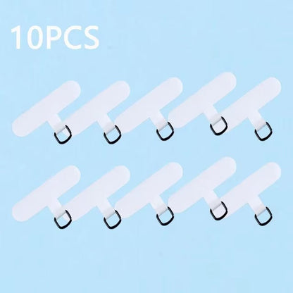 10/5/1Pcs Universal Tpu Mobile Phone Anti-Lost Lanyard Card Gasket Nylon Detachable Phone Hanging Cord Strap Patch Tether Pad Allinoneshop-24