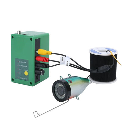 1080P Fish Finder with DVR 7 Inch Underwater Fishing Camera Double Lamp 15M/30M 16G TF Card for Winter/Sea/Ice Fisherman Fishing Allinoneshop-24