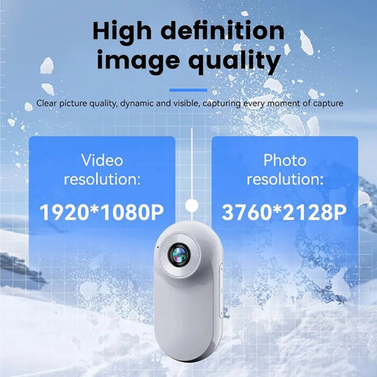 1080P Thumb Sports Camera Outdoor Mini 360 Rotating Cycling Sports Camera With LCD Screen Driving Recorder Pet Collar Camera - Allinoneshop - 24