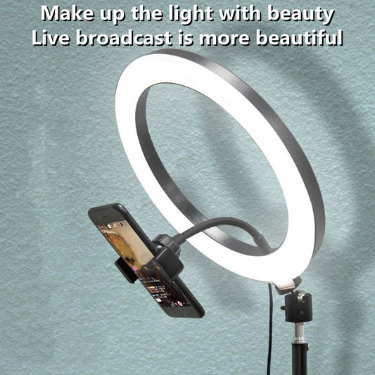10/8/6/12 Inch Self - Timer Ring Light Photography Fill Light LED Ring Light Kit for Video Recording and Live Broadcast Equipment - Allinoneshop - 24