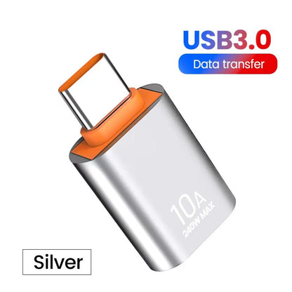 10A USB Type C to USB a Adapter USB 3.0To Type C OTG Converter Connector for Macbook Ipad Huawei Xiaomi Samsung Allinoneshop-24