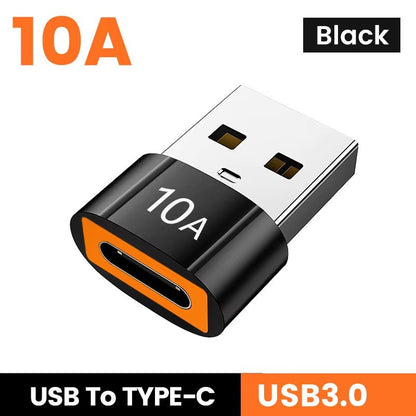 10A USB Type C to USB a Adapter USB 3.0To Type C OTG Converter Connector for Macbook Ipad Huawei Xiaomi Samsung Allinoneshop-24