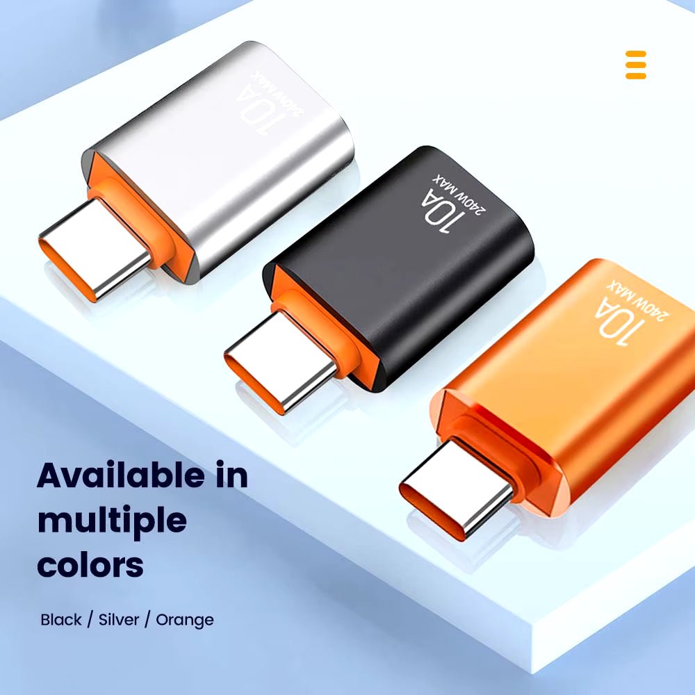 10A USB Type C to USB a Adapter USB 3.0To Type C OTG Converter Connector for Macbook Ipad Huawei Xiaomi Samsung Allinoneshop-24
