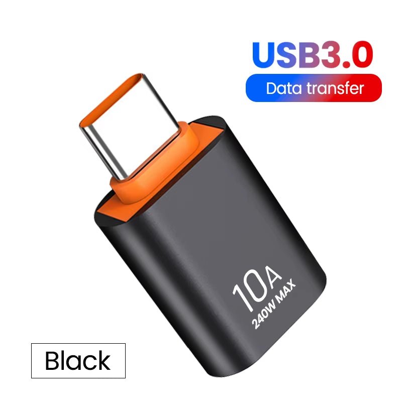 10A USB Type C to USB a Adapter USB 3.0To Type C OTG Converter Connector for Macbook Ipad Huawei Xiaomi Samsung Allinoneshop-24