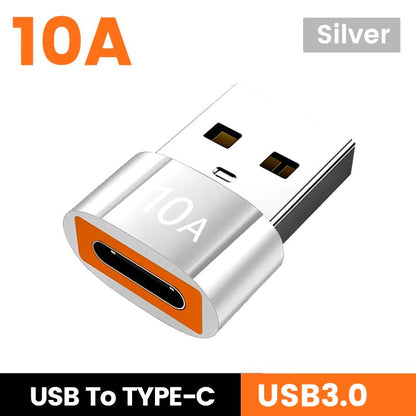 10A USB Type C to USB a Adapter USB 3.0To Type C OTG Converter Connector for Macbook Ipad Huawei Xiaomi Samsung Allinoneshop-24