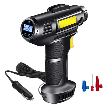 120W Car Air Pump Electric Car Tire Inflatable Pump Portable Rechargeable Air Compressor Digital Auto Tire Inflator Equipment Allinoneshop-24