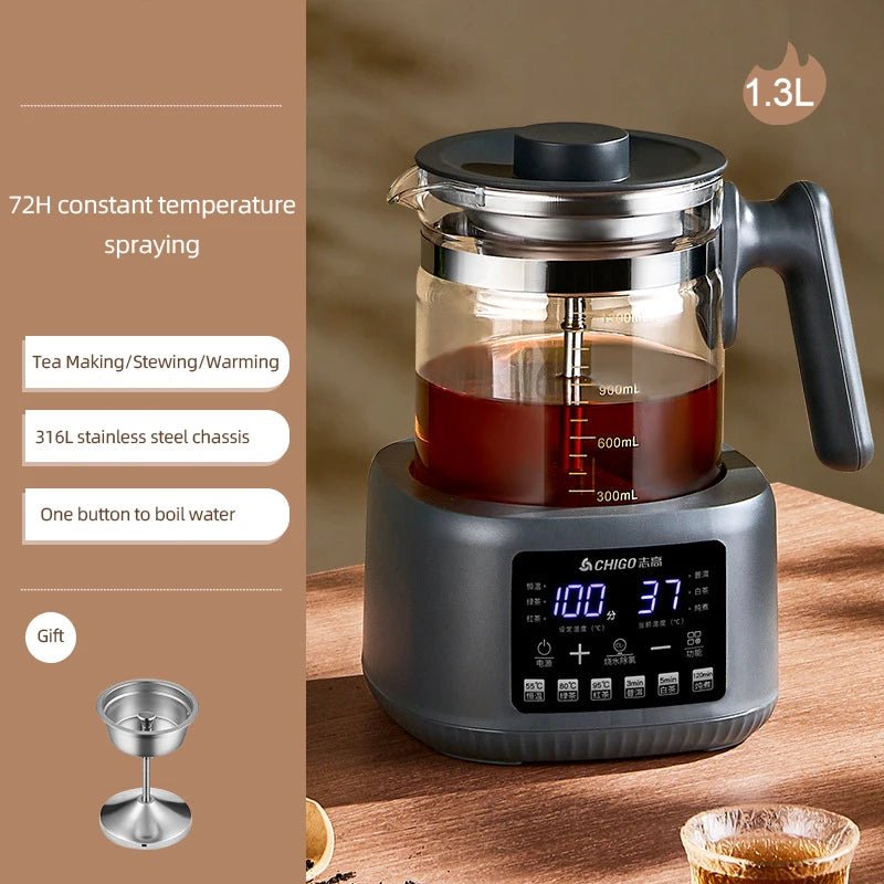 1300Ml Steam Spray Tea Kettle Baby Constant Temperature Milk Regulator Multifunctional Electric Kettle 72H Thermostatic Kettle Allinoneshop-24