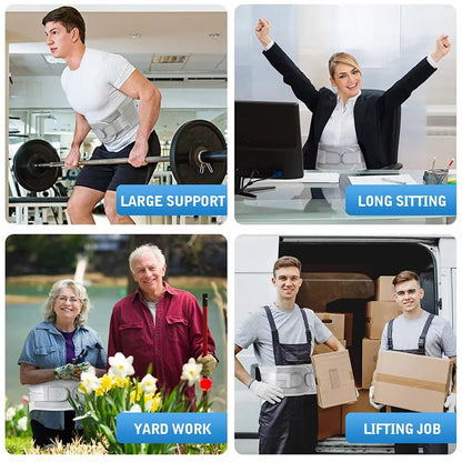 1PCS Back Braces for Lower Back Pain,Lumbar Support for Menwomen,Breathable Back Support for Home Lifting at Work,Herniated Disc Allinoneshop-24