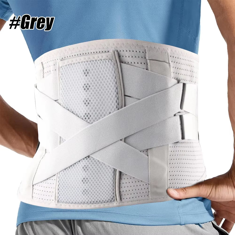 1PCS Back Braces for Lower Back Pain,Lumbar Support for Menwomen,Breathable Back Support for Home Lifting at Work,Herniated Disc Allinoneshop-24