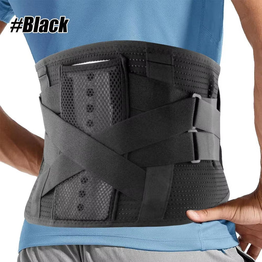 1PCS Back Braces for Lower Back Pain,Lumbar Support for Menwomen,Breathable Back Support for Home Lifting at Work,Herniated Disc Allinoneshop-24