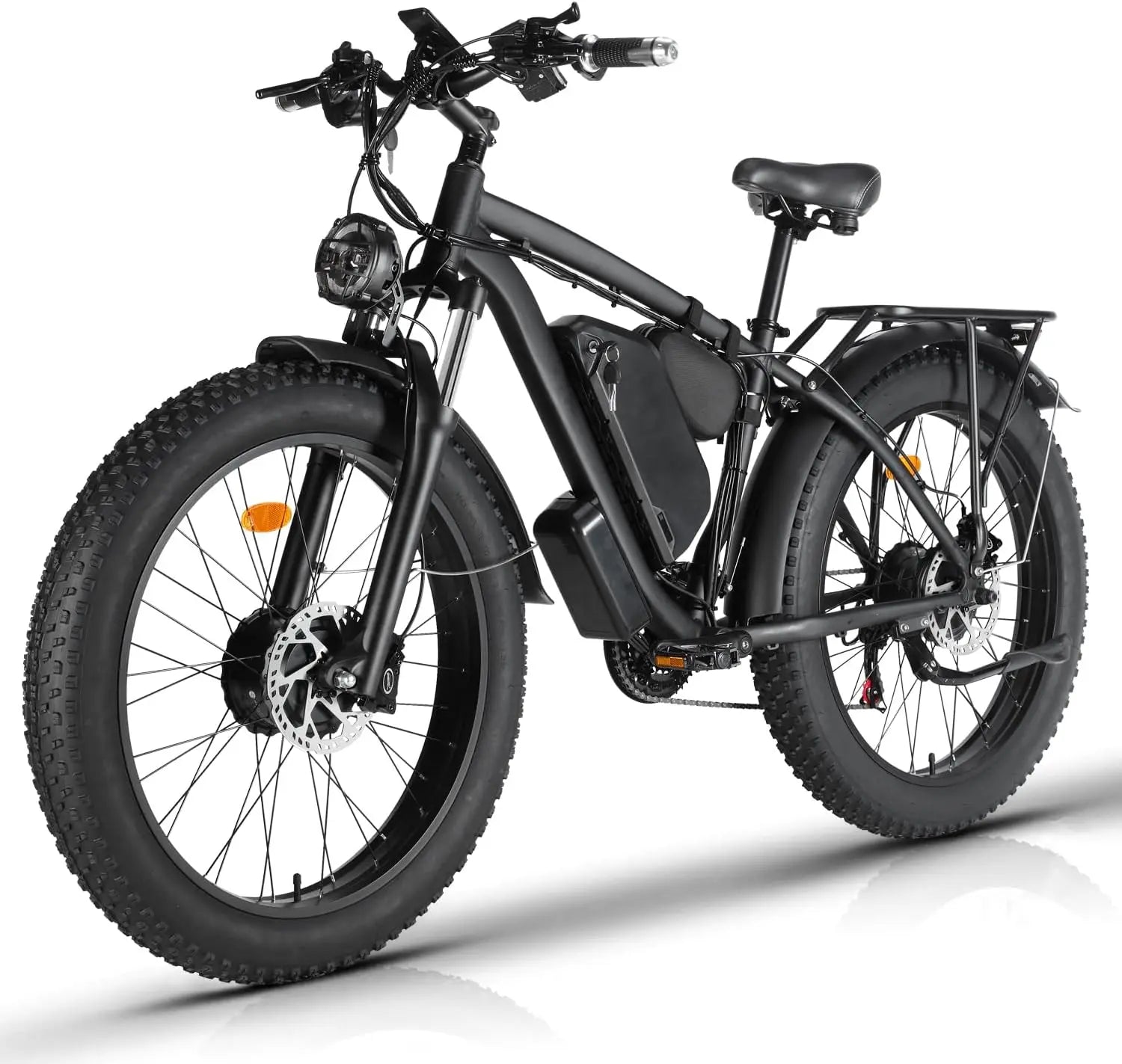 2000W Fat Tire Electric Bike 48V 22Ah 26" Electric Mountain Bikes 55Km/H Ebike for Adults 21 Speed Hydraulic Brakes Allinoneshop-24