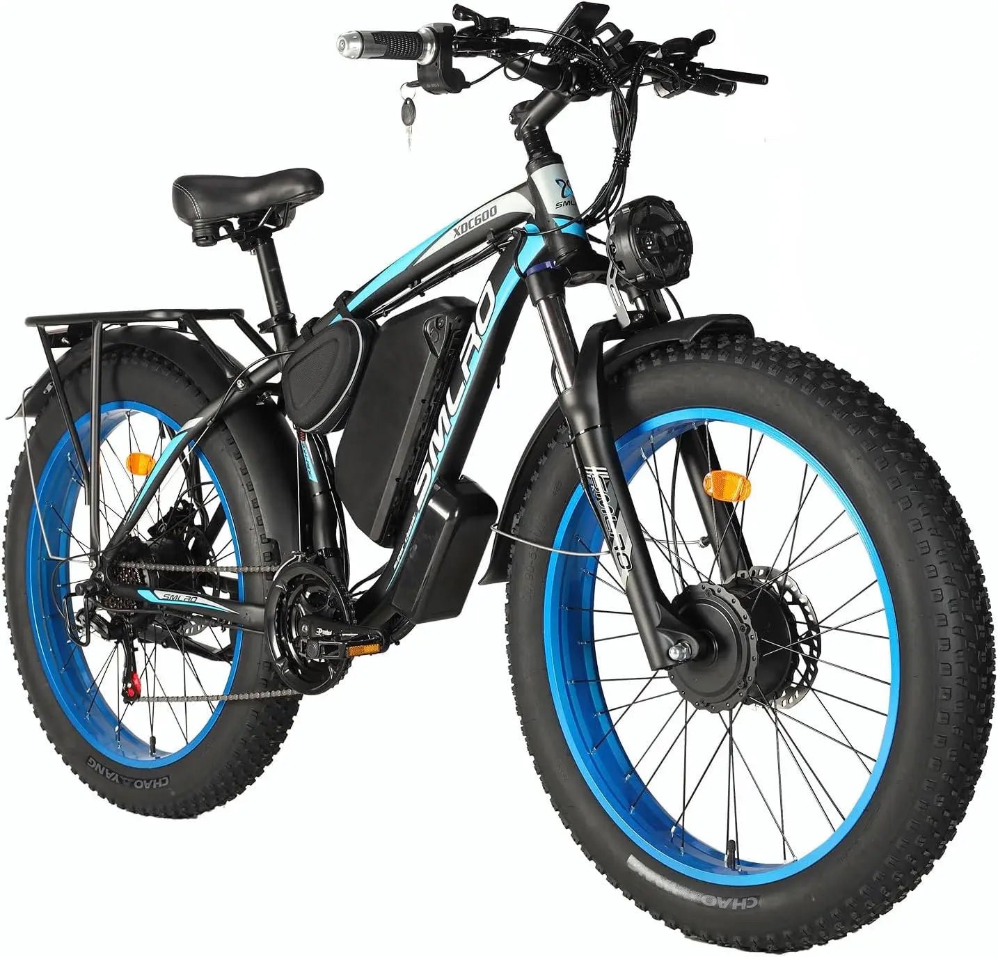 2000W Fat Tire Electric Bike 48V 22Ah 26" Electric Mountain Bikes 55Km/H Ebike for Adults 21 Speed Hydraulic Brakes Allinoneshop-24