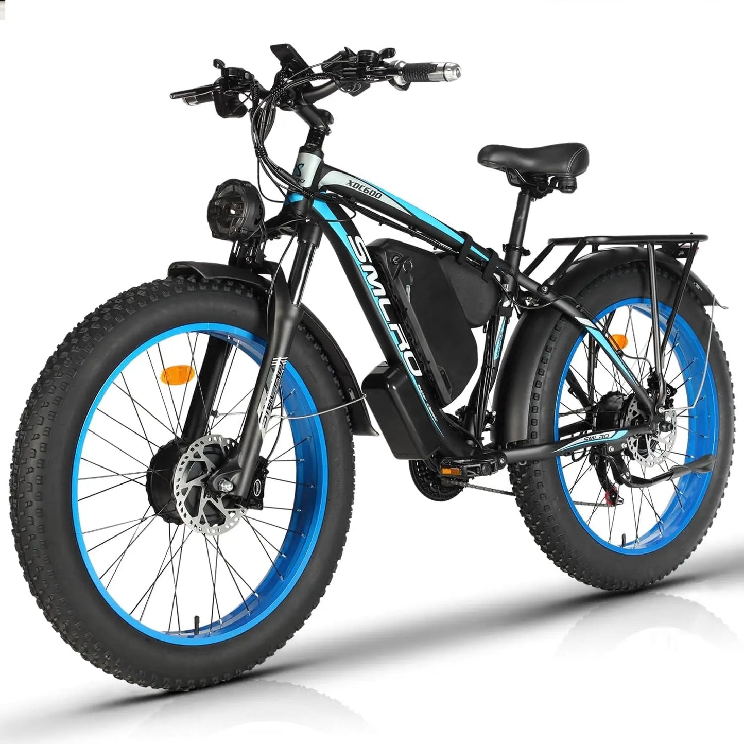 2000W Fat Tire Electric Bike 48V 22Ah 26" Electric Mountain Bikes 55Km/H Ebike for Adults 21 Speed Hydraulic Brakes Allinoneshop-24
