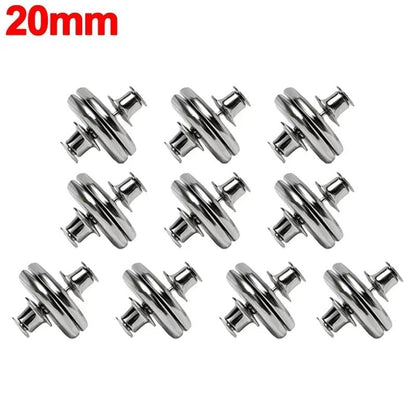 20/1Pairs Curtain Magnetic Button Nail Free Detachable Window Curtain Close Magnet Buckle Adjustment Curtain Clip Accessories Allinoneshop-24