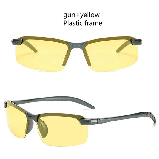 2020 Night Vision Glasses Photochromic Polarized Sunglasses Men Outdoor Sport Sun Glasses Day Night Vision Driver Goggles Allinoneshop-24