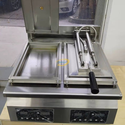2024 Automatic Dumpling Fryer Cooker Electric Gyoza Frying Griller Stainless Steel Fried Dumpling Making Machine Allinoneshop-24