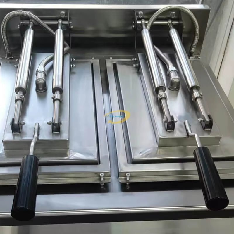 2024 Automatic Dumpling Fryer Cooker Electric Gyoza Frying Griller Stainless Steel Fried Dumpling Making Machine Allinoneshop-24