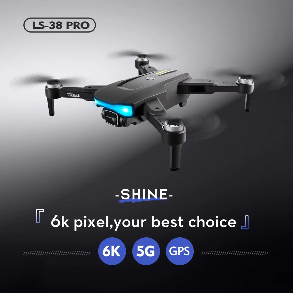 2024 New LS38 Drone GPS 6K HD Camera Fpv Dron Optical Flow Positioning Obstacle Avoidance Photography Foldable Quadcopter Toys Allinoneshop-24