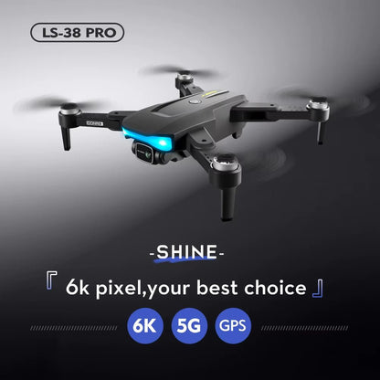 2024 New LS38 Drone GPS 6K HD Camera Fpv Dron Optical Flow Positioning Obstacle Avoidance Photography Foldable Quadcopter Toys Allinoneshop-24