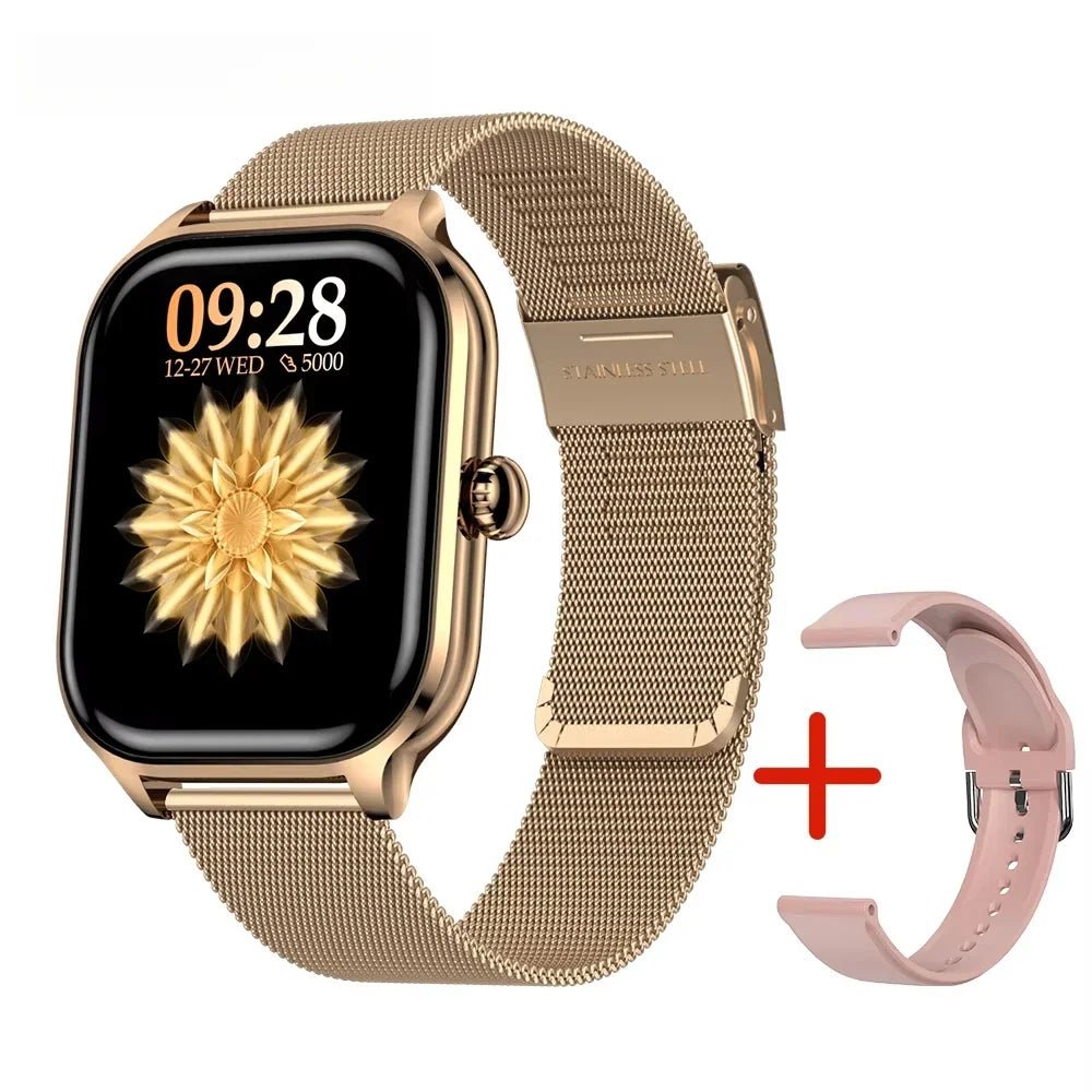 2025 New 2.01 Inch Smart Watch Man Woman Gift Full Touch Screen Sports Fitness Watch BT Call Digital Smart Watch Fashion Ladies Allinoneshop-24