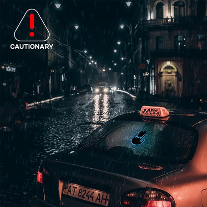 2025 New Car Gesture Lights with 3 Modes, Remote Control Car Kit, Rechargeable LED Rear Window Decoration for Expressing Emotions,Ambient Lighting Kit,Ambient Linghting Allinoneshop-24