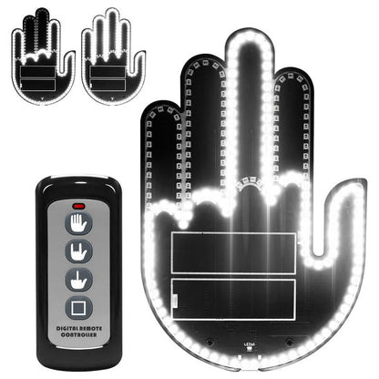 2025 New Car Gesture Lights with 3 Modes, Remote Control Car Kit, Rechargeable LED Rear Window Decoration for Expressing Emotions,Ambient Lighting Kit,Ambient Linghting Allinoneshop-24