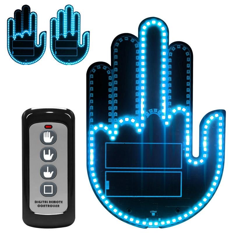 2025 New Car Gesture Lights with 3 Modes, Remote Control Car Kit, Rechargeable LED Rear Window Decoration for Expressing Emotions,Ambient Lighting Kit,Ambient Linghting Allinoneshop-24