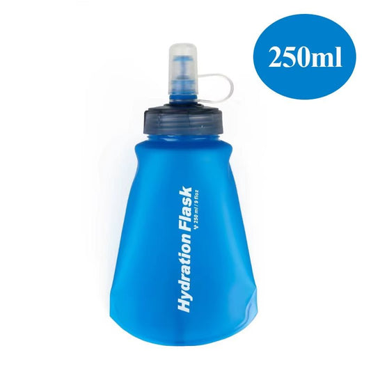 250Ml 500Ml 750Ml TPU Soft Flask Water Bottle Ultralight Folding Collapsible Water Bottle Running Hydration Pack Waist Bag Vest Allinoneshop-24