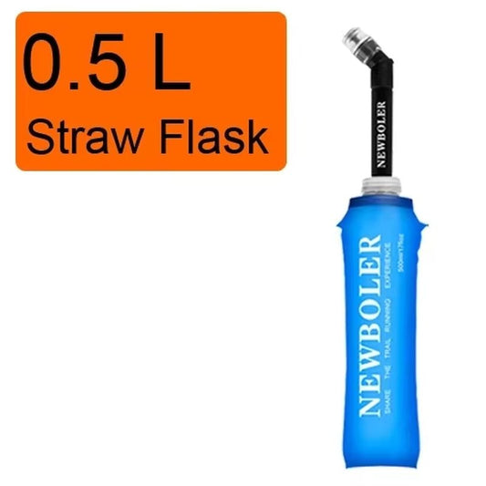 250Ml 500Ml Soft Water Bottle Folding Collapsible TPU Soft Flask for Running Hydration Ack Waist Bag Vest SD09 SD10 Allinoneshop-24