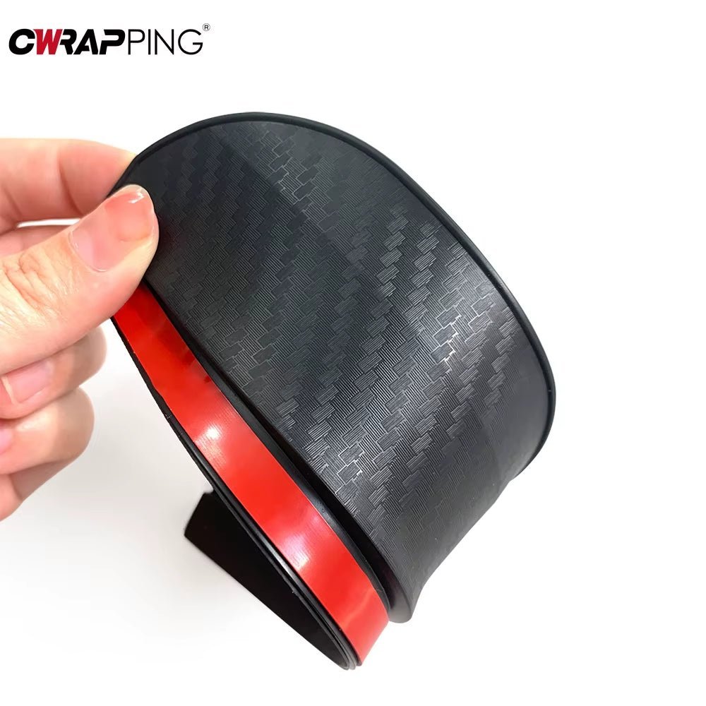 2PCS Car Rearview Mirror Rain Eyebrow Carbon Fiber Sun Visor Shade Cover Protector Clear Vision for Rain Car Mirror Accessories Allinoneshop-24