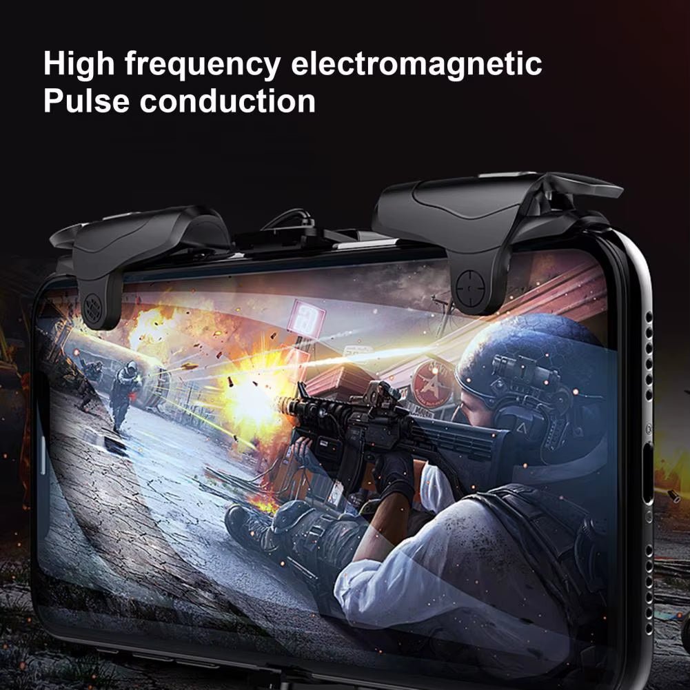 2Pcs JS30 Gaming Trigger Multifunctional Sensitive Precise Video Games External Phone Gaming Gamepad for Iphone Allinoneshop-24