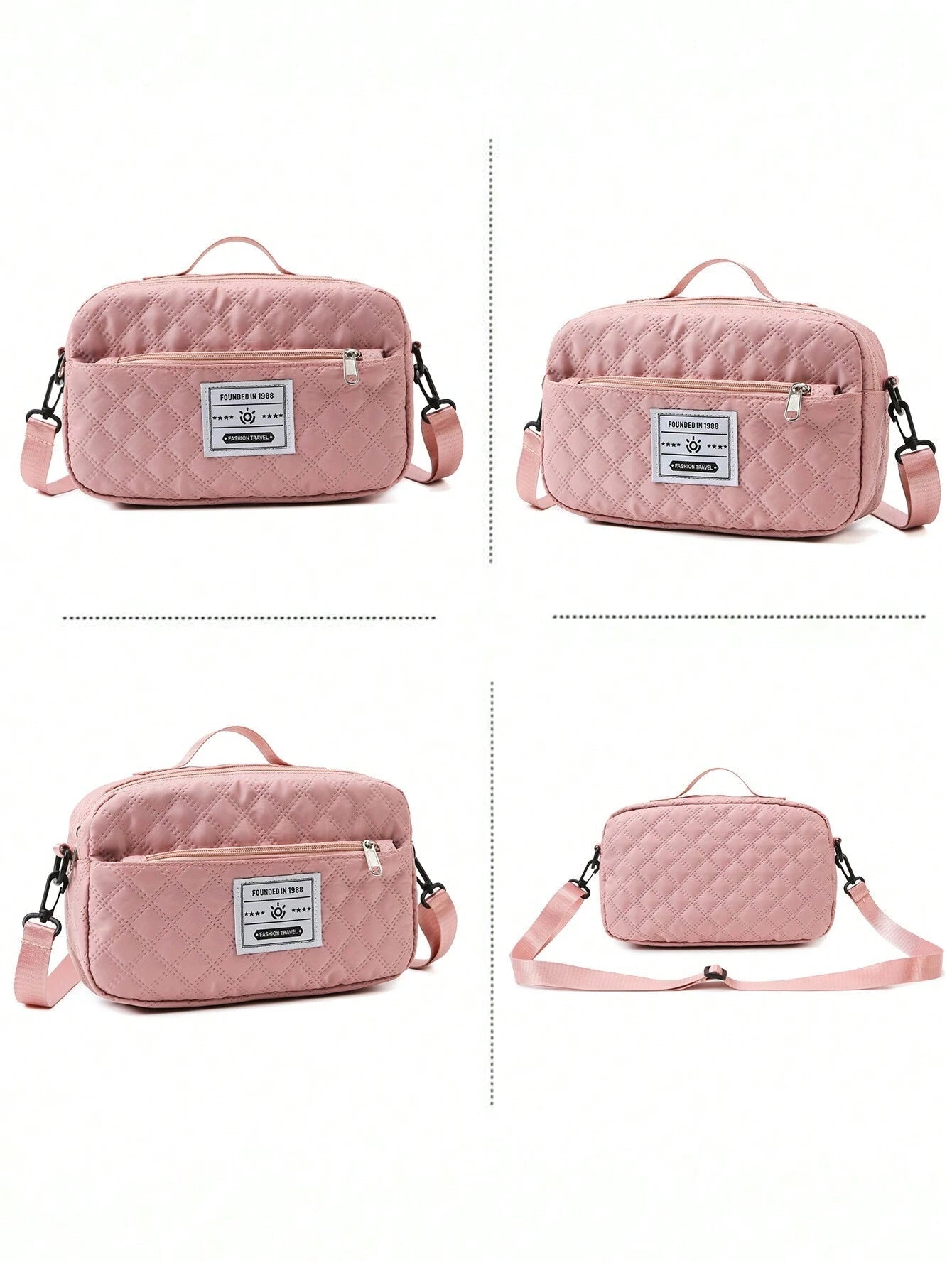 2PCS Large Capacity Travel Duffel Bag, Wet and Dry Separation Fitness Bag, Weekend Overnight Shoulder Bag, Hospital Necessary Mommy Bag, Travel Bag, Holiday Bag, Weekend Bag, Overnight Bag, with a Pull Bar Bag, with Shoe Storage, Boarding Bag, Cosmetics S Allinoneshop-24