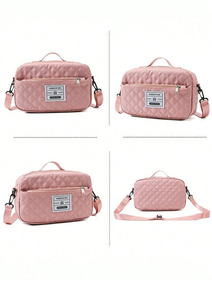 2PCS Large Capacity Travel Duffel Bag, Wet and Dry Separation Fitness Bag, Weekend Overnight Shoulder Bag, Hospital Necessary Mommy Bag, Travel Bag, Holiday Bag, Weekend Bag, Overnight Bag, with a Pull Bar Bag, with Shoe Storage, Boarding Bag, Cosmetics S Allinoneshop-24